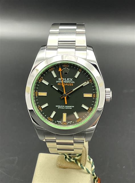 rolex milgauss grün|bobs rolex milgauss.